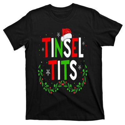 Jingle Balls Tinsel Tits Matching Chestnuts Christmas Couple T-Shirt