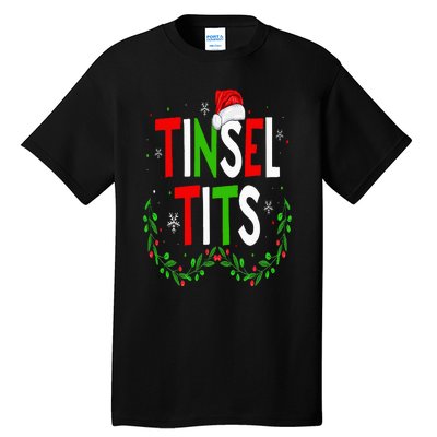 Jingle Balls Tinsel Tits Matching Chestnuts Christmas Couple Tall T-Shirt