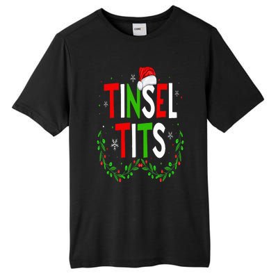 Jingle Balls Tinsel Tits Matching Chestnuts Christmas Couple Tall Fusion ChromaSoft Performance T-Shirt