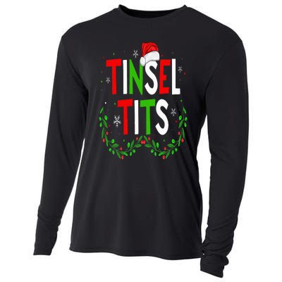 Jingle Balls Tinsel Tits Matching Chestnuts Christmas Couple Cooling Performance Long Sleeve Crew