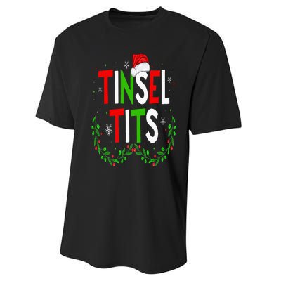 Jingle Balls Tinsel Tits Matching Chestnuts Christmas Couple Performance Sprint T-Shirt