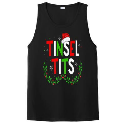 Jingle Balls Tinsel Tits Matching Chestnuts Christmas Couple PosiCharge Competitor Tank