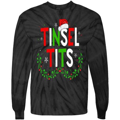 Jingle Balls Tinsel Tits Matching Chestnuts Christmas Couple Tie-Dye Long Sleeve Shirt