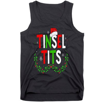 Jingle Balls Tinsel Tits Matching Chestnuts Christmas Couple Tank Top