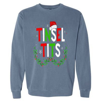 Jingle Balls Tinsel Tits Matching Chestnuts Christmas Couple Garment-Dyed Sweatshirt