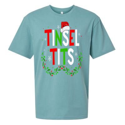 Jingle Balls Tinsel Tits Matching Chestnuts Christmas Couple Sueded Cloud Jersey T-Shirt