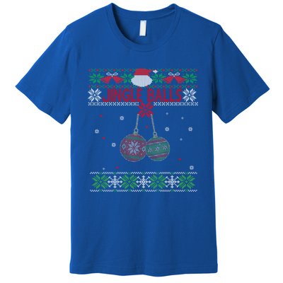 Jingle Balls Tinsel Tits Ugly Christmas Sweater Chestnuts Cool Gift Premium T-Shirt