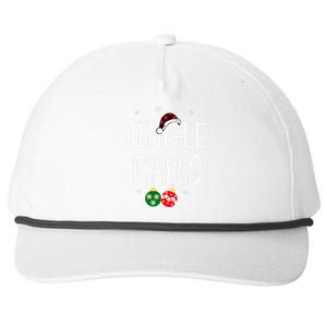 Jingle Balls Tinsel Tits Chestnuts Christmas Couple Matching Snapback Five-Panel Rope Hat