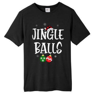 Jingle Balls Tinsel Tits Chestnuts Christmas Couple Matching Tall Fusion ChromaSoft Performance T-Shirt