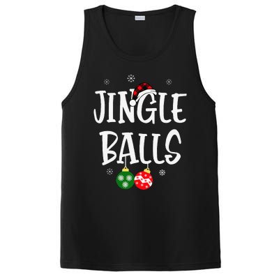 Jingle Balls Tinsel Tits Chestnuts Christmas Couple Matching PosiCharge Competitor Tank