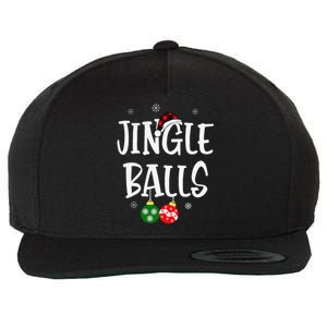 Jingle Balls Tinsel Tits Chestnuts Christmas Couple Matching Wool Snapback Cap