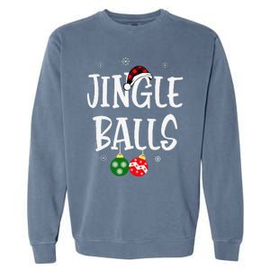 Jingle Balls Tinsel Tits Chestnuts Christmas Couple Matching Garment-Dyed Sweatshirt