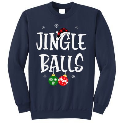 Jingle Balls Tinsel Tits Chestnuts Christmas Couple Matching Sweatshirt