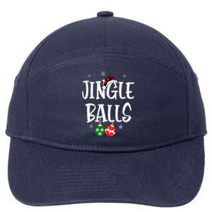 Jingle Balls Tinsel Tits Chestnuts Christmas Couple Matching 7-Panel Snapback Hat