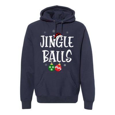 Jingle Balls Tinsel Tits Chestnuts Christmas Couple Matching Premium Hoodie