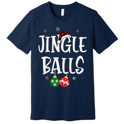 Jingle Balls Tinsel Tits Chestnuts Christmas Couple Matching Premium T-Shirt