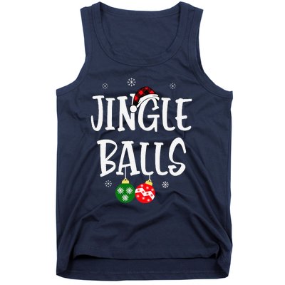 Jingle Balls Tinsel Tits Chestnuts Christmas Couple Matching Tank Top