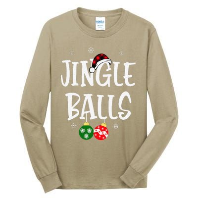 Jingle Balls Tinsel Tits Chestnuts Christmas Couple Matching Tall Long Sleeve T-Shirt