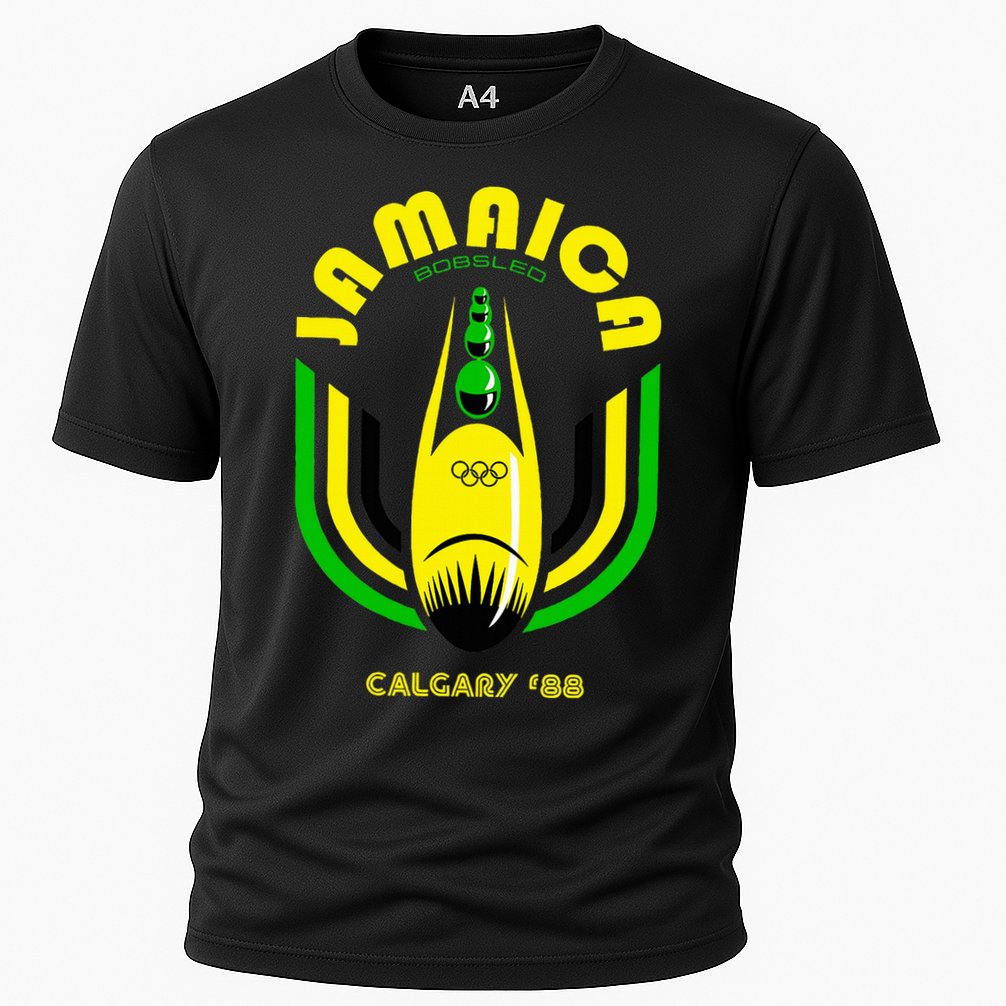 Jamaica Bobsled Team Vintage 1988 Cooling Performance Crew T-Shirt
