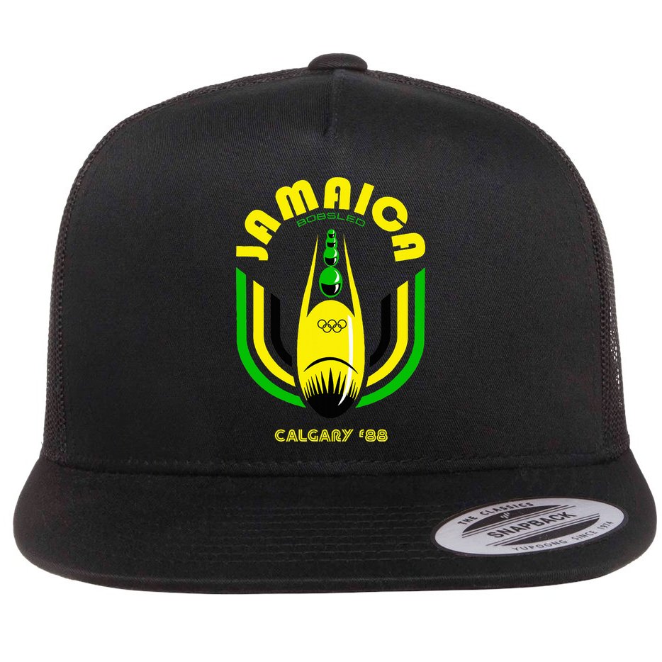 Jamaica Bobsled Team Vintage 1988 Flat Bill Trucker Hat