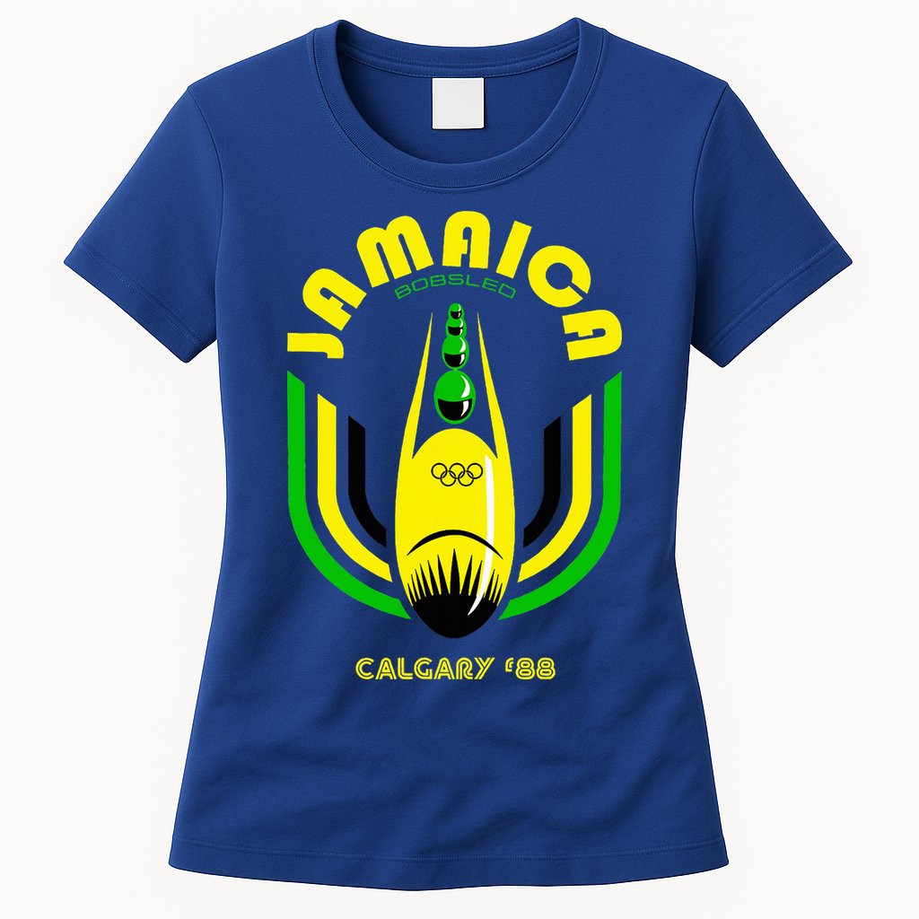 Jamaica Bobsled Team Vintage 1988 Womens T-Shirt