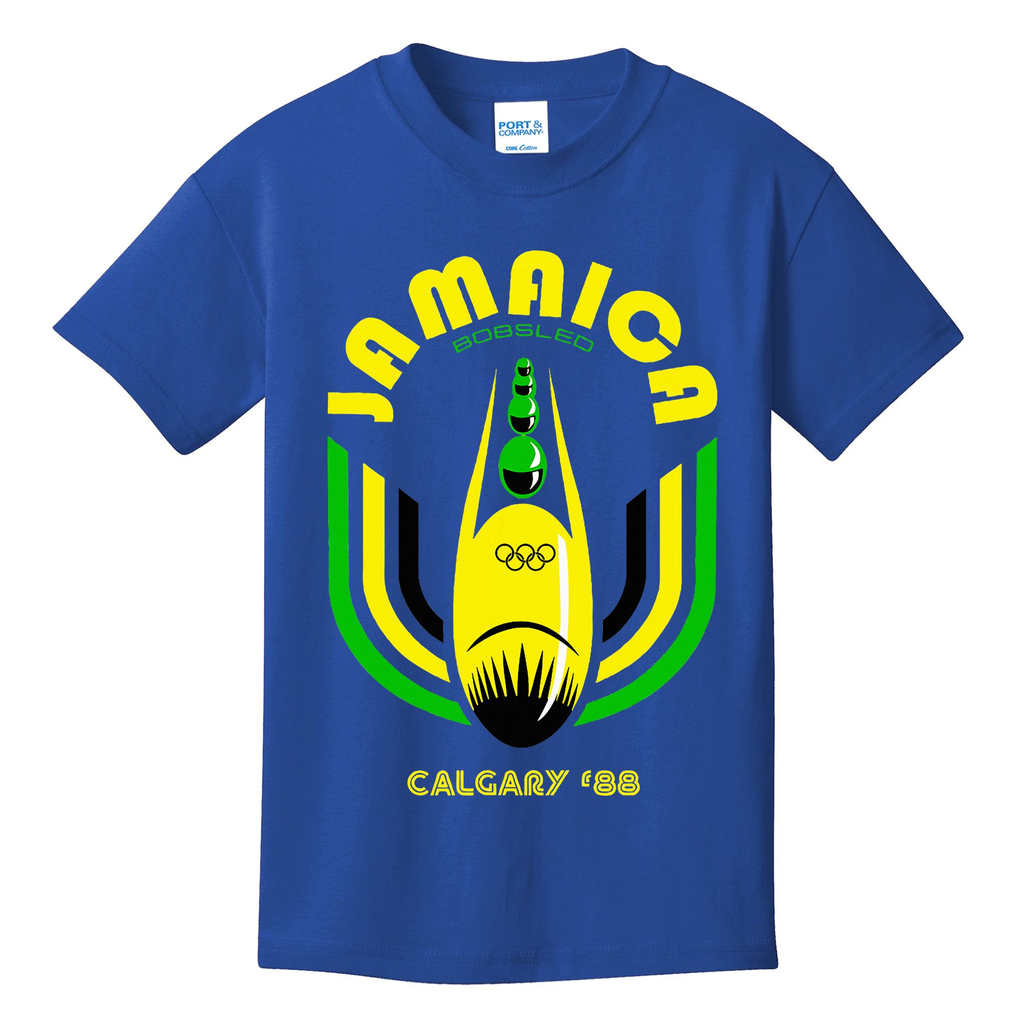 Jamaica Bobsled Team Vintage 1988 Kids T-Shirt