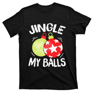 JINGLE BALLS Tinsel Funny Couple Christmas Chestnuts Xmas T-Shirt