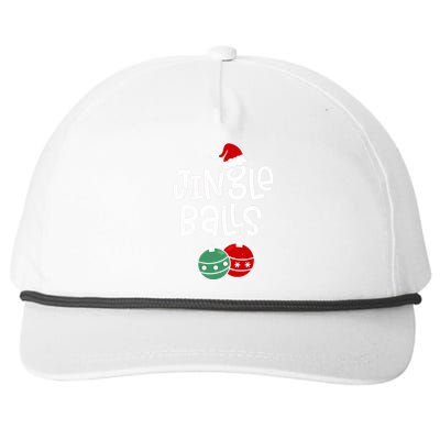 Jingle Balls Tinsel Tits Matching Chestnuts Christmas Couple Snapback Five-Panel Rope Hat