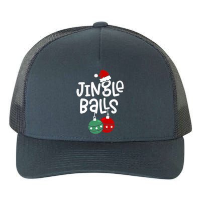 Jingle Balls Tinsel Tits Matching Chestnuts Christmas Couple Yupoong Adult 5-Panel Trucker Hat