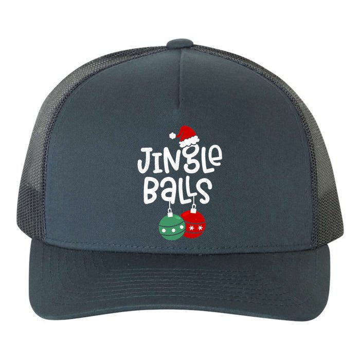 Jingle Balls Tinsel Tits Matching Chestnuts Christmas Couple Yupoong Adult 5-Panel Trucker Hat