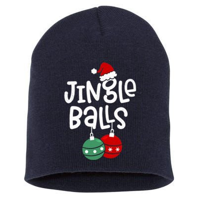 Jingle Balls Tinsel Tits Matching Chestnuts Christmas Couple Short Acrylic Beanie