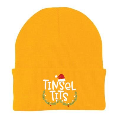 Jingle Balls Tinsel Tits Couples Christmas Matching Couple Knit Cap Winter Beanie