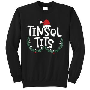 Jingle Balls Tinsel Tits Couples Christmas Matching Couple Sweatshirt