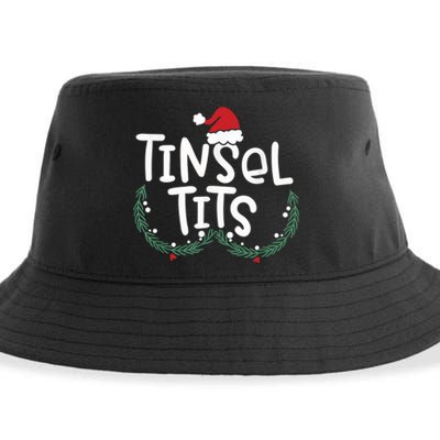 Jingle Balls Tinsel Tits Couples Christmas Matching Couple Sustainable Bucket Hat