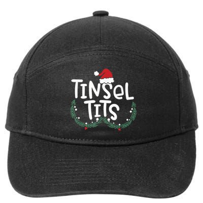 Jingle Balls Tinsel Tits Couples Christmas Matching Couple 7-Panel Snapback Hat