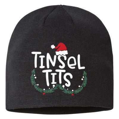 Jingle Balls Tinsel Tits Couples Christmas Matching Couple Sustainable Beanie