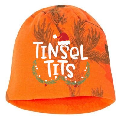 Jingle Balls Tinsel Tits Couples Christmas Matching Couple Kati - Camo Knit Beanie