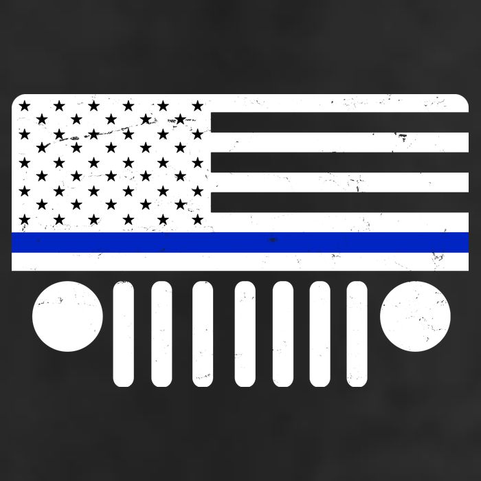 Blue Thin Line American Flag Car Off Roading Adult Drive Performance Visor