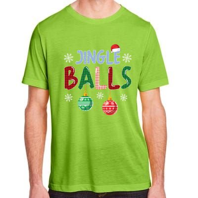 Jingle Balls Tinsel Tits Funny Matching Couple Christmas Gift Adult ChromaSoft Performance T-Shirt