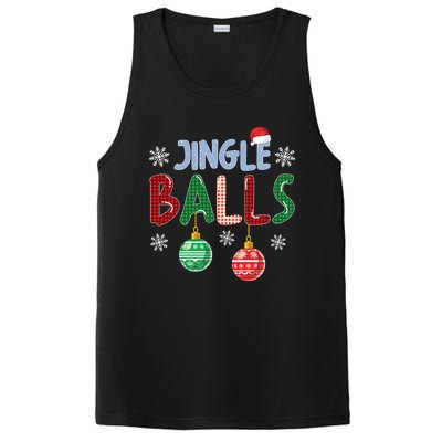 Jingle Balls Tinsel Tits Funny Matching Couple Christmas Gift PosiCharge Competitor Tank