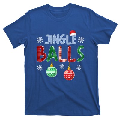 Jingle Balls Tinsel Tits Funny Matching Couple Christmas Gift T-Shirt