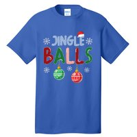 Jingle Balls Tinsel Tits Funny Matching Couple Christmas Gift Tall T-Shirt