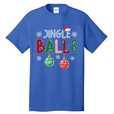 Jingle Balls Tinsel Tits Funny Matching Couple Christmas Gift Tall T-Shirt