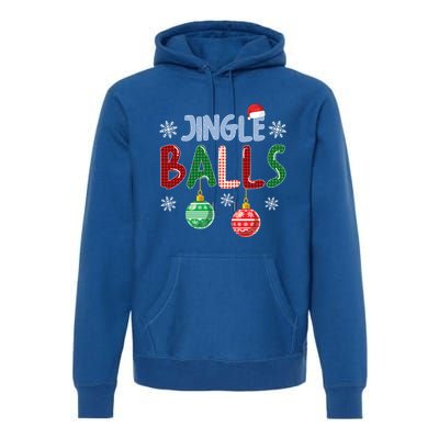 Jingle Balls Tinsel Tits Funny Matching Couple Christmas Gift Premium Hoodie