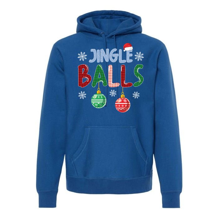 Jingle Balls Tinsel Tits Funny Matching Couple Christmas Gift Premium Hoodie