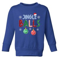 Jingle Balls Tinsel Tits Funny Matching Couple Christmas Gift Toddler Sweatshirt