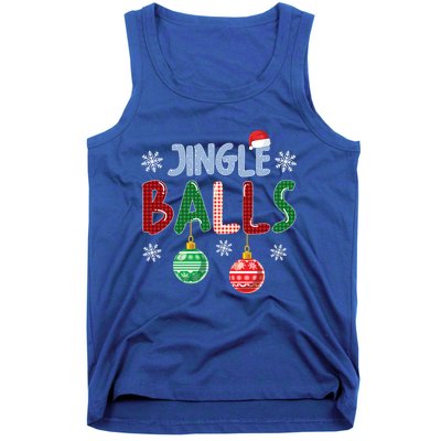 Jingle Balls Tinsel Tits Funny Matching Couple Christmas Gift Tank Top