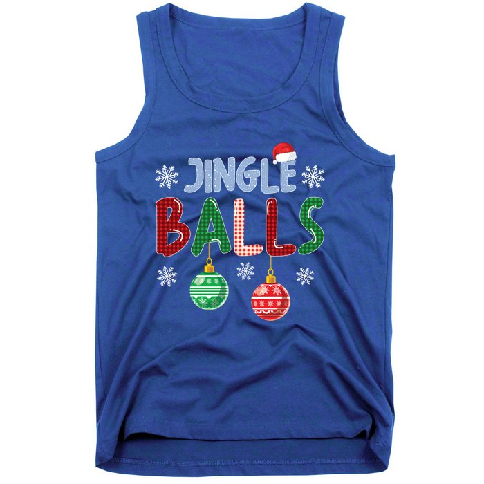 Jingle Balls Tinsel Tits Funny Matching Couple Christmas Gift Tank Top