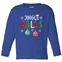 Jingle Balls Tinsel Tits Funny Matching Couple Christmas Gift Toddler Long Sleeve Shirt