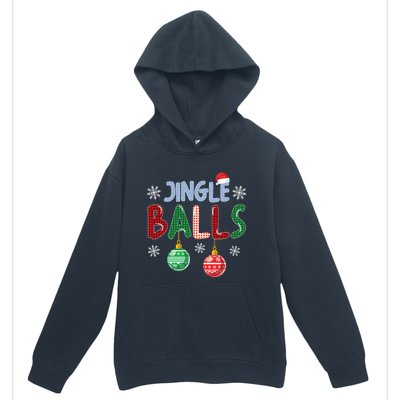 Jingle Balls Tinsel Tits Funny Matching Couple Christmas Gift Urban Pullover Hoodie